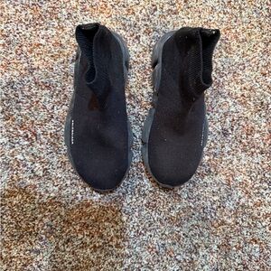 Authentic Balenciaga Toddler Sneaker Boots Unisex - Black